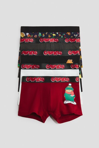 H&M 5'li Pamuklu Boxer Şort