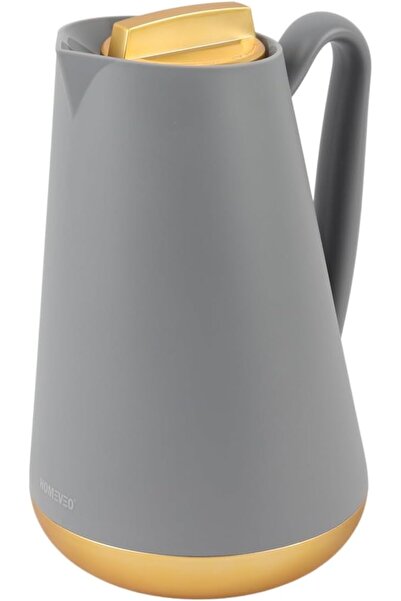 GENERAL 1L Tea and Coffee Thermos Flask Keep Hot for 12 Hours (Medium Gray Co...