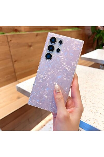GENERAL Compatible with Samsung S25, Rose Pink Glitter Phone Case, Cute Clear...