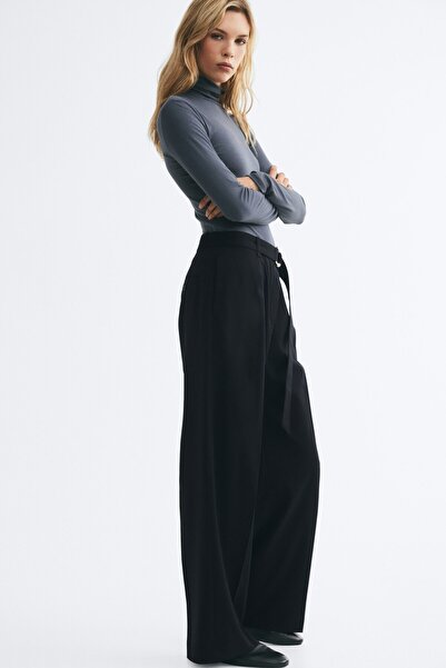 H&M Kemerli Şık Pantolon