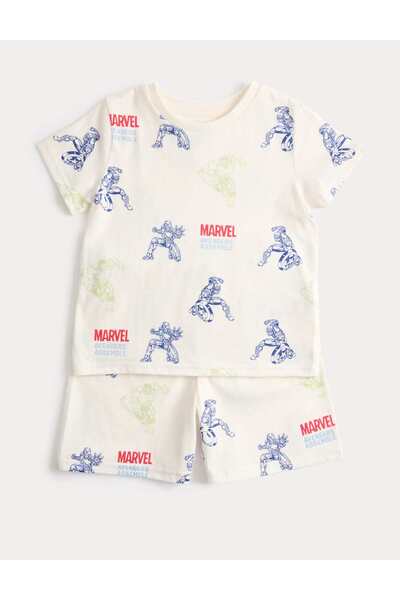 Marks & Spencer %100 Pamuklu Marvel Pijama Takımı