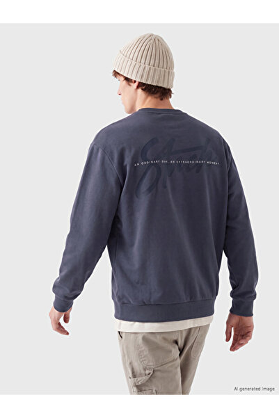LC Waikiki I Zero Roba Collar Embroidered Men's Sweatshirt from Freezen Store