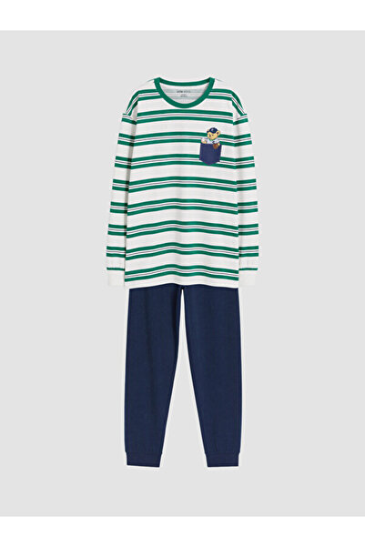 LC Waikiki Timeless Clothing & Timeless Choices Zero Roba Collar Boys' Pajama...