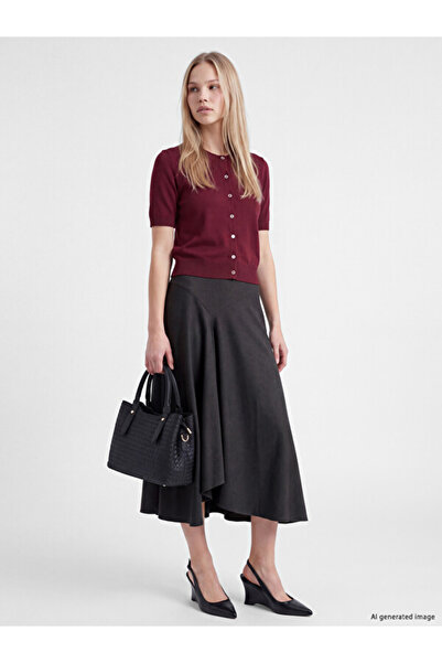 LC Waikiki I Zippered Asymmetrical Skirt with Flounces from Freezen Store