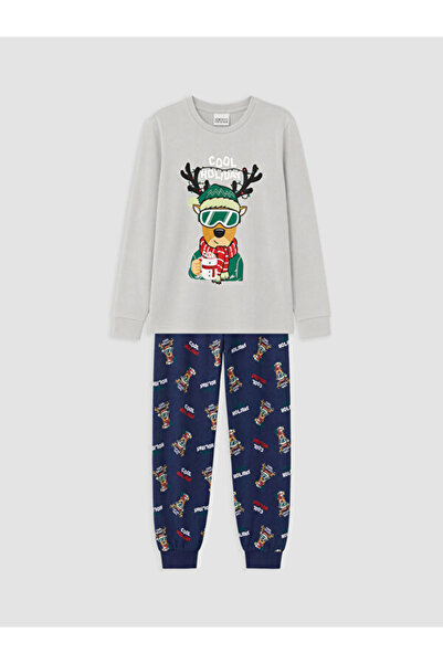 LC Waikiki Timeless Clothing & Timeless Choices Christmas Themed Boys' Pajama...
