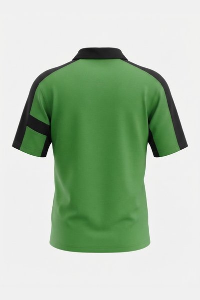 AUXOM Boys' Polo T-Shirt - Half Sleeve - Green