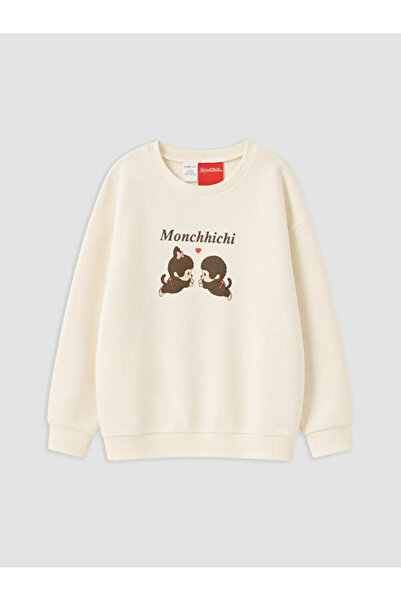 LC Waikiki سويت شيرت مطبوع عليه I Monchhichi للفتيات من Freezen Store