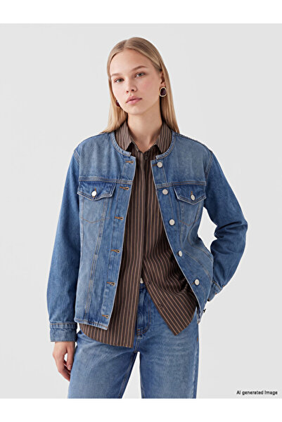 LC Waikiki Timeless Clothing & Timeless Choices Zero Roba Collar Women's Jean...