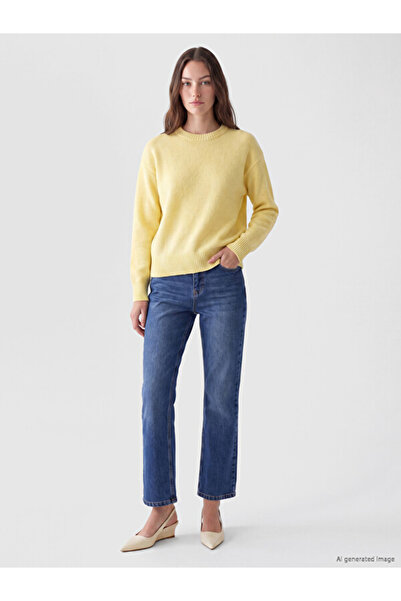 LC Waikiki Esvab • Modern & Distinctive High-Waisted Spanish Flare Women's Je...