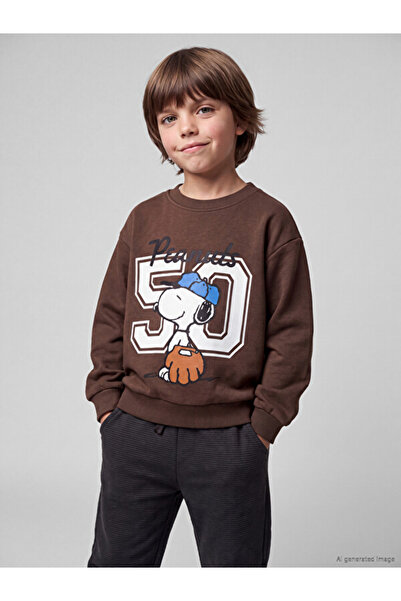 LC Waikiki Esvab • Modern & Distinctive Snoopy Printed Boys' Sweatshirt