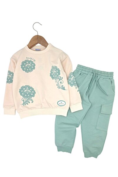 voyyo kids baby Set de trening pentru fete, cu imprimeu floral, sezonier, com...