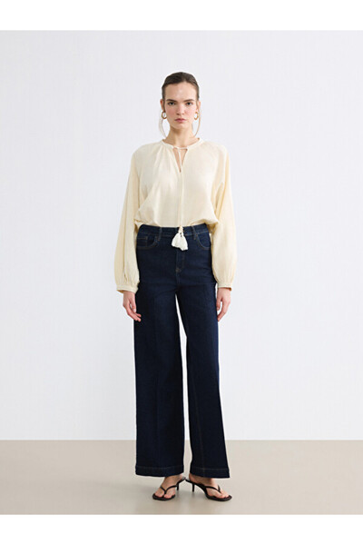 LC Waikiki Esvab • Modern & Distinctive Wide-Leg Women's Jean Pants