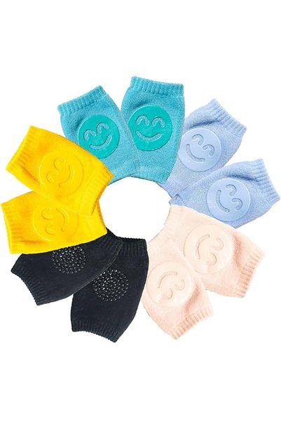 GENERAL MOTIM Toddler Knee Pads, 5 Pairs Anti-Slip Crawling Knee Protectors f...
