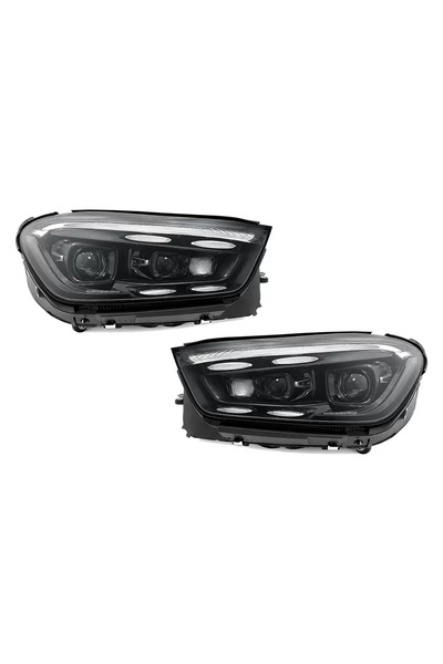 tuningset LED Headlights suitable for Mercedes GLE SUV W167 GLE Coupe C167 20...