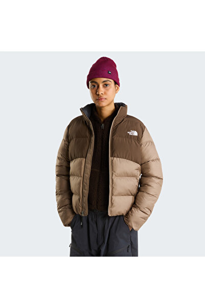 THE NORTH FACE معطف نسائي بني اللون من Saikuru ذو ياقة عالية