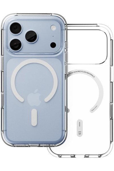 Native Union iPhone 18 Pro MagSafe Case (RE) CLEAR, 12-Ft Drop Protection Pre...
