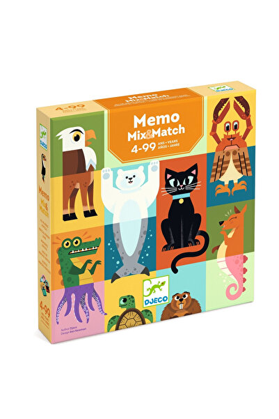 djeco Memory Game Mix & Match,