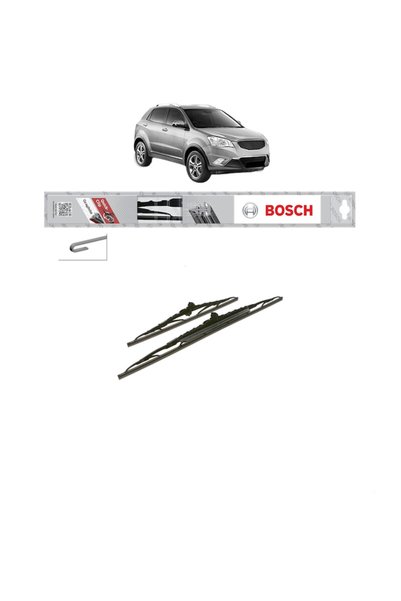 Bosch Set of 2 wipers SSANGYONG KORANDO (CK) from 2010-2015, Classic Standard...