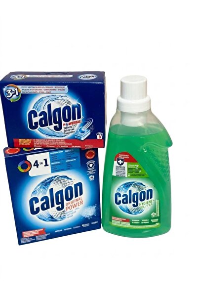 Calgon Σετ ταμπλέτες, σκόνη και υγρό.