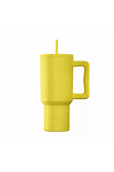 Estia Home Art Ανοξείδωτο Ποτήρι με Καλαμάκι XL Σώστε την Αιγάο 900ml Εστία Σ...