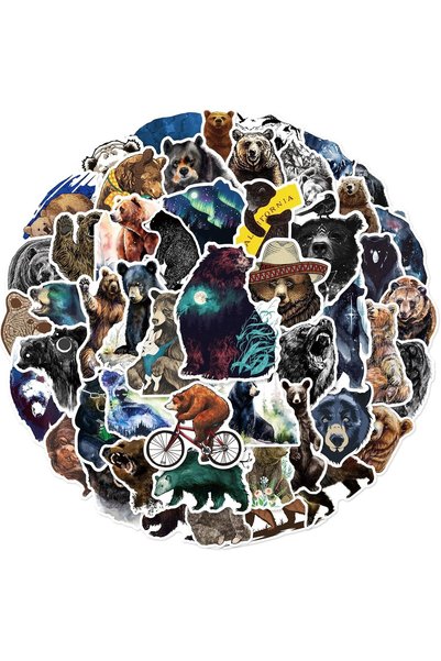 Generic 50Pcs Deer Stickers Waterproof Vinyl Decals for Adult Teen Kids Cup W...