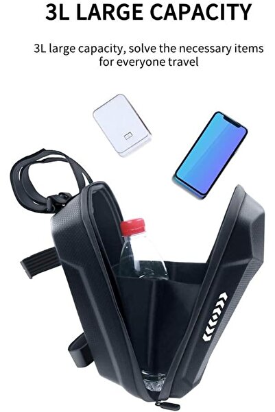 SKY TOUCH Scooter Storage Bag, Electric Front Hanging Handlebar Bag Compatible with Xiaomi M365, Wat