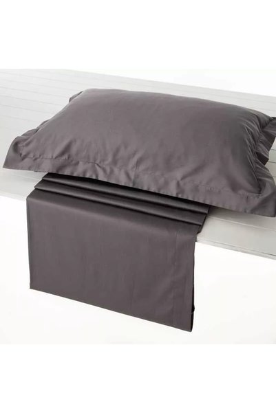 Vesta Home Διπλό Κατωσέντονο 160Χ200+40 Αθηνά 110 - Γκρι