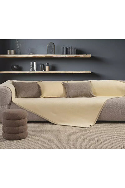 Nef Nef Homeware Ριχτάρι καναπέ Νέο Τάνγκερ Εκρού Νεφ-Νεφ Οικιακά Είδη Διθέσιο