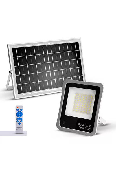 Bormann Ηλιακός Προβολέας LED 50W, Φωτοβολταϊκό Πάνελ BLF2150