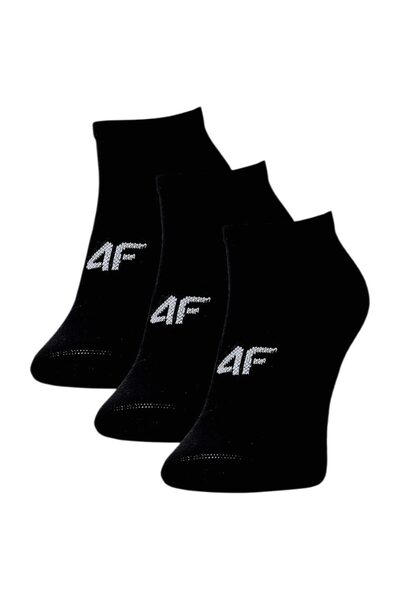 4F Unisex Κάλτσες Αστραγάλου από Βαμβακερό Μείγμα, Πακέτο 3 Ζευγαριών, Χωρίς ...