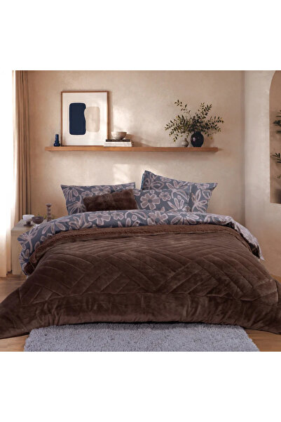Nef Nef Homeware Μονή Καπιτονέ Κουβέρτα Alice Nef-Nef Homeware 99 -Καφέ