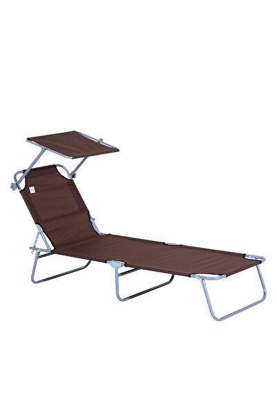 OEM Foldable reclining chair with sunshade screen, Oxford/steel, max 105cm, B...