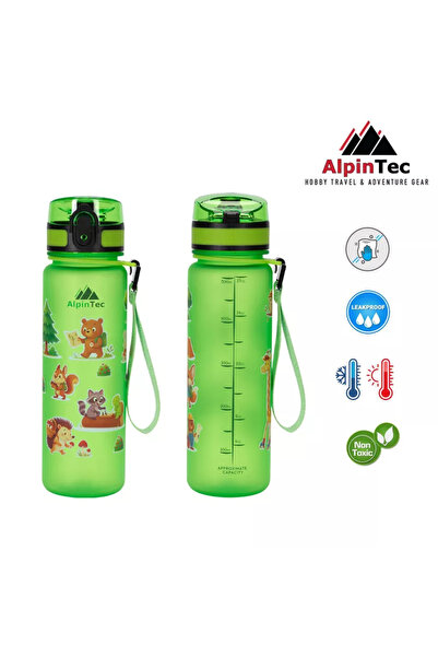 AlpinTec Παιδικό Παγούρι Νερού με Ζώα του Δάσους 500ml για Δραστηριότητες