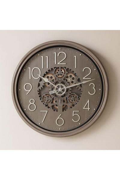 Magic Time Ceas Perete Retro cu Mecanism Rotativ Velmorin