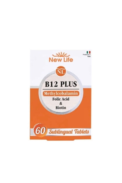 Newlife plus b12 60 tablet vitamin metiylkobalamin folic biotin