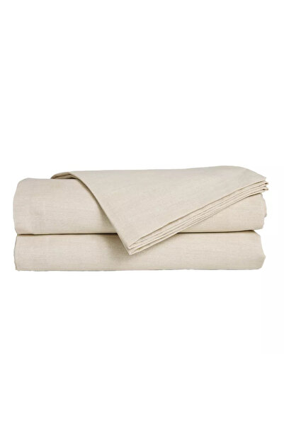 Das Home Ημιδιπλό σεντόνι με λάστιχο (120x200+35) Casual Line 95 - Μπεζ