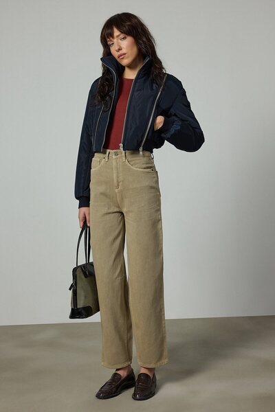Touché Privé Gabardine Pants with Belt Detail