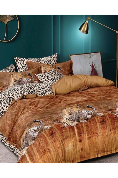 Pucioasa Home Lenjerie de pat cu 2 fete, tesatura tip finet, pat 2 persoane, ...