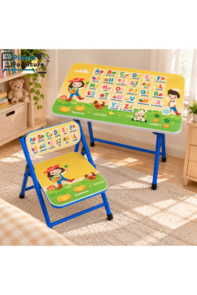 PixelsFurniture مجموعة مكتب وكرسي دراسة للأطفال من بكسل الأثاث, طاولة متعددة ...