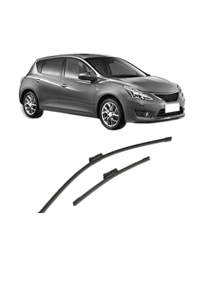 Bosch Комплект чистачки за кола NISSAN PULSAR Хечбек (C13) 2012-2015, за пред...