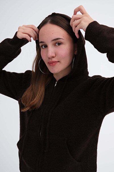 Addax Hooded Knitwear Cardigan H3543