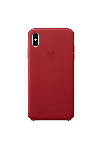 Apple Δερμάτινη Θήκη iPhone XS Max Κόκκινη