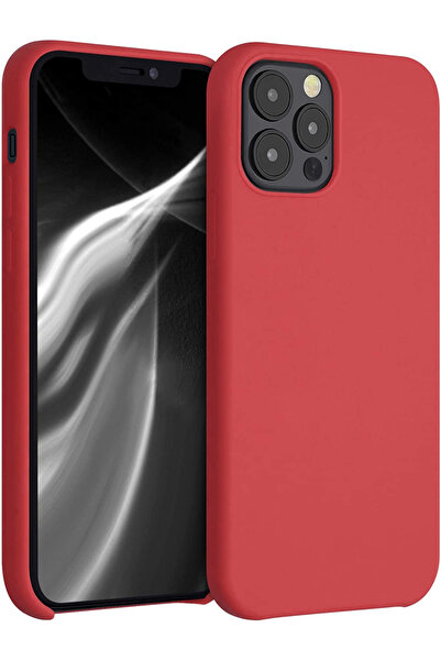 KWmobile Case Silicone Apple iPhone 12 Pro Max Κόκκινη