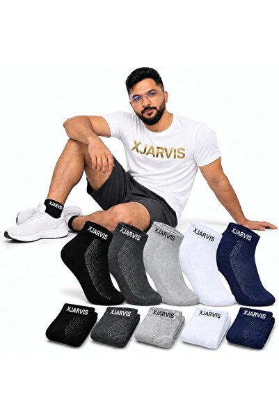GENERAL XJARVIS® Ankle Length Half Terry Sports Socks Men & Women Made with D...