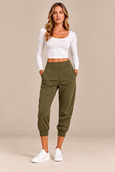 ALEXANDERGARDI High waist pocket jogger pants