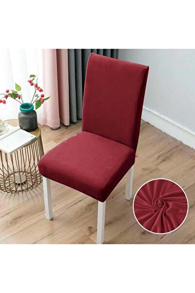 Pucioasa Home Set huse elastice pentru scaun, uni, 6 piese, grena, SC-11