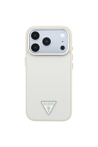 Guess Husă MagSafe cu logo triunghiular texturat pentru iPhone 18 Pro Max / 1...