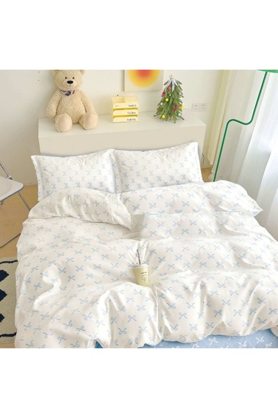 Pucioasa Home Lenjerie de pat cu 2 fete, tesatura tip finet, pat 1 persoana, ...