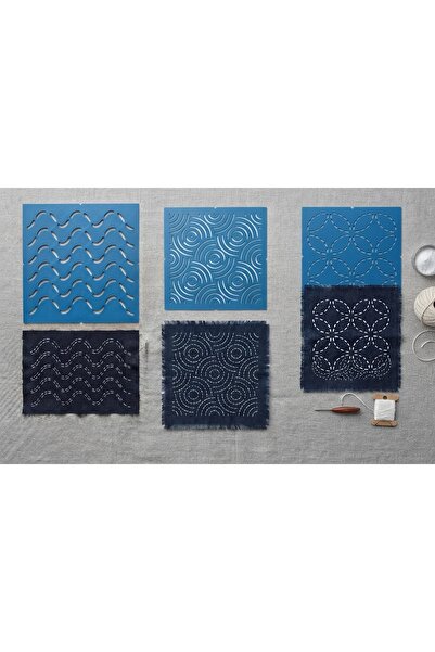 Sashiko Çizim Kalıbı