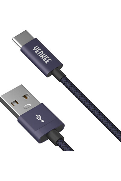 Yenkee Καλώδιο Δεδομένων USB/Type-C 2μ Μπλε